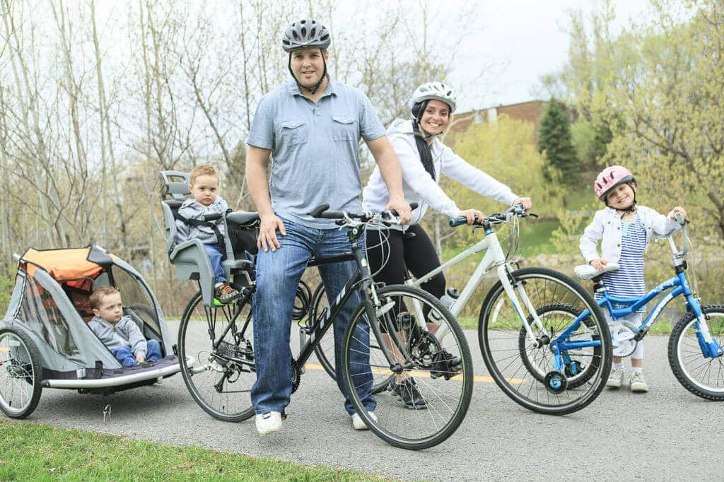 Kindersitz oder Fahrradanhänger