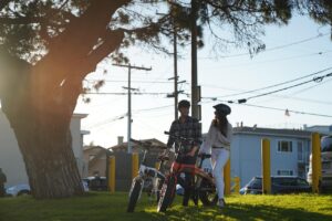 couple, girl, boy, man, lady, park, electric bikes, electric, e-bike, bicycle, transport, electric bikes, e-bike, e-bike, e-bike, e-bike, e-bike
